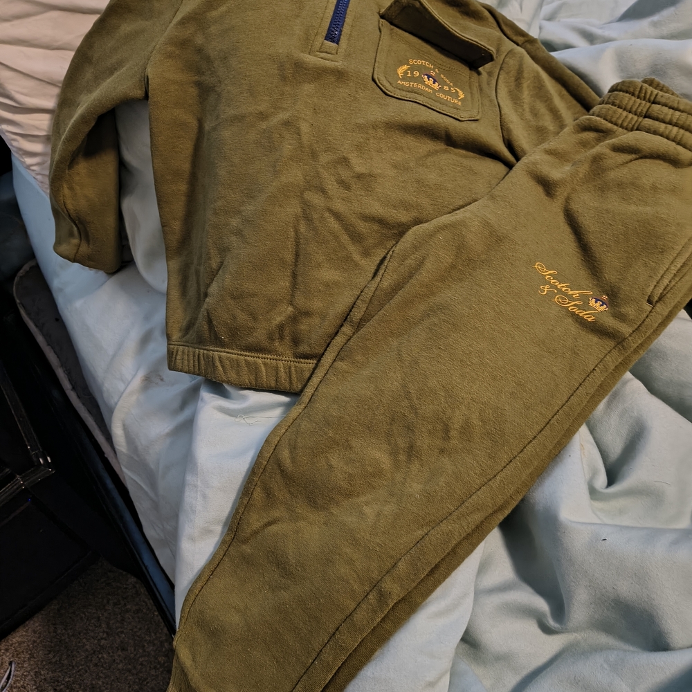Scotch & Soda Olive Kids Sweatpants & Joggers